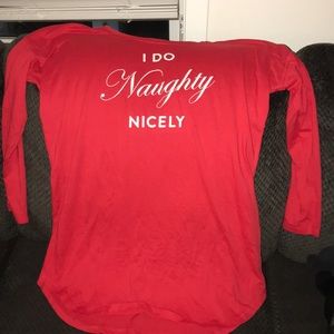 Victorias Secret Long Sleeve Christmas Night Dress